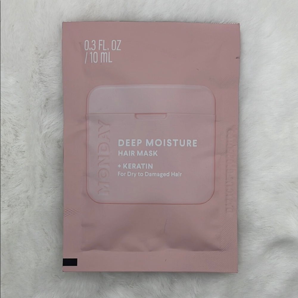 Monday Deep Moisture Hair Conditioning Mask + Keratin, Dry/Damaged Hair - Sample